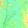 Pamarayan topographic map, elevation, terrain