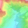 Kavakoluğu topographic map, elevation, terrain
