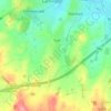 Staplehay topographic map, elevation, terrain