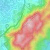 Saga Top topographic map, elevation, terrain