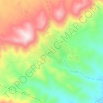 Rankus topographic map, elevation, terrain