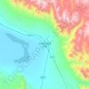 大柴旦行政委员会 topographic map, elevation, terrain