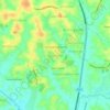 Mattegoda topographic map, elevation, terrain