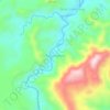 Rantau Bayur topographic map, elevation, terrain