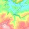 Chillaton topographic map, elevation, terrain