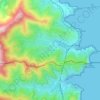 Mas Tounet topographic map, elevation, terrain