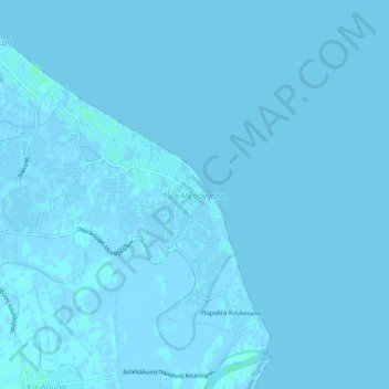 Νέα Μεσάγγαλα topographic map, elevation, terrain