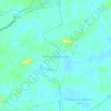 Kampung Beradau topographic map, elevation, terrain