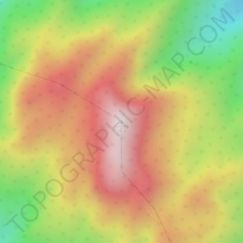 Gunung Sarut topographic map, elevation, terrain