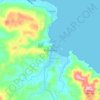 Port Maria topographic map, elevation, terrain