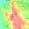 Meir Heath topographic map, elevation, terrain