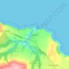 Staithes topographic map, elevation, terrain