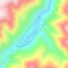 Cobalt topographic map, elevation, terrain