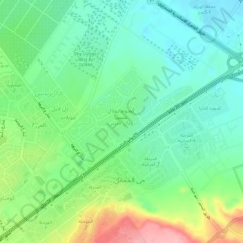 Royal City topographic map, elevation, terrain