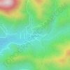 Panoth Dam topographic map, elevation, terrain