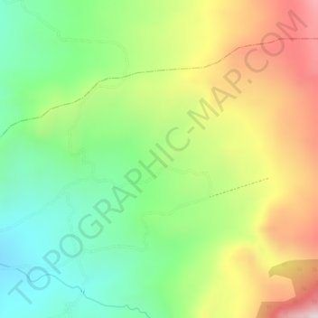 Guanica Molina topographic map, elevation, terrain