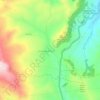 Zmala topographic map, elevation, terrain