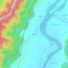 Bujra topographic map, elevation, terrain