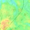 Bækgården topographic map, elevation, terrain