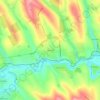 Florești topographic map, elevation, terrain