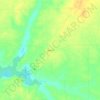 Woburn topographic map, elevation, terrain