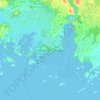 Unamen Shipu topographic map, elevation, terrain