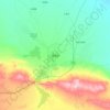 Jinta topographic map, elevation, terrain
