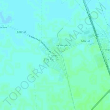 Transporte topographic map, elevation, terrain