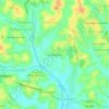 Kudamaduwa topographic map, elevation, terrain