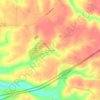 Brownsboro topographic map, elevation, terrain