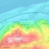 Upper Gronant topographic map, elevation, terrain