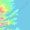 Tufi topographic map, elevation, terrain