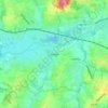Viane topographic map, elevation, terrain