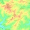 Les Cabournes topographic map, elevation, terrain
