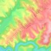 Le Garrou topographic map, elevation, terrain