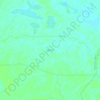 Narail topographic map, elevation, terrain
