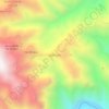 Iglesia Vieja topographic map, elevation, terrain
