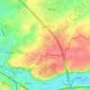 Elst topographic map, elevation, terrain