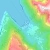 Kinsarvik topographic map, elevation, terrain