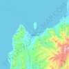 Mamuju topographic map, elevation, terrain