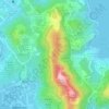 Ha Yeung Shan topographic map, elevation, terrain