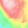 Corby topographic map, elevation, terrain