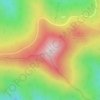 Chief Mountain topographic map, elevation, terrain