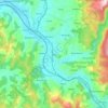 Ilijaš topographic map, elevation, terrain