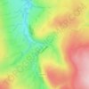 Sinderhope topographic map, elevation, terrain