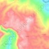 San Antonio topographic map, elevation, terrain