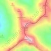 (Grammos) topographic map, elevation, terrain
