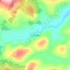 Coolea topographic map, elevation, terrain