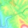 Pietrasecca topographic map, elevation, terrain