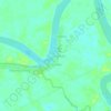 Muara Baroh topographic map, elevation, terrain